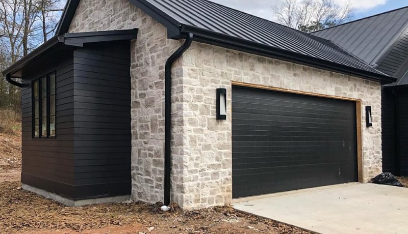 Black garage door | C.H.I. Overhead Doors